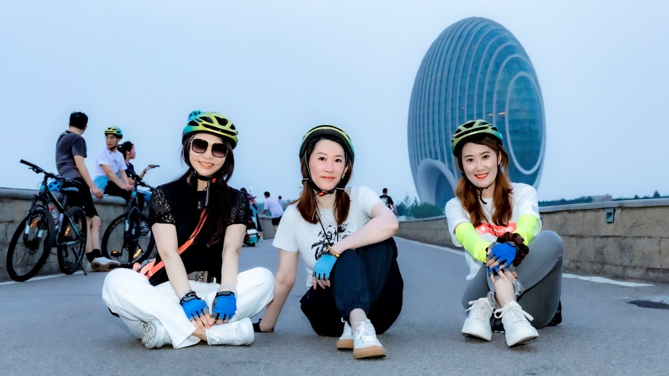 「騎行雁棲湖，凝聚團(tuán)隊(duì)力！」 一日騎行團(tuán)建，挑戰(zhàn)與美景同行！